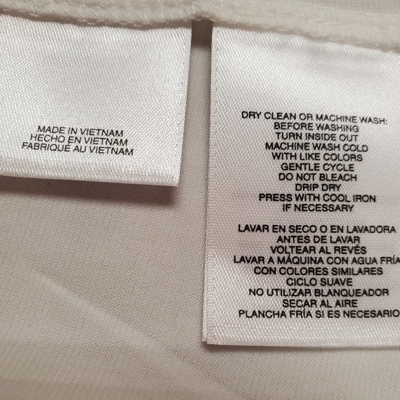 Kasper Women's White Scalloped Tank Top. SMALL. NWT - Picture 4 of 9